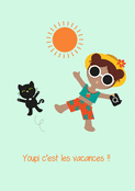 Vacances enjou&eacute;es sous le soleil d'ao&ucirc;t